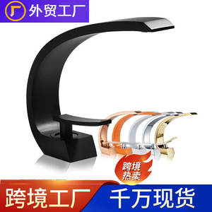 Grifo de lavabo de cobre monomando de un solo orificio con válvula cerámica para baño, marca privada licenciada - Product Image 4