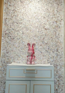 Mosaïque de coquilles de palourde naturelles KASARO, carreaux décoratifs autocollants pour murs de salle de bain, fournisseur de décoration commerciale en Chine - Product Image 6