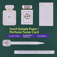 Échantillons de parfum en papier – Bandes absorbantes personnalisables en coton pur AAA pour test de parfum et identification d'huiles essentielles