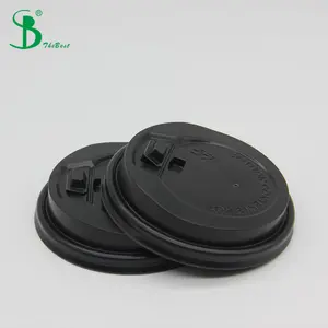 Round food Packaging Cups Coffee Double Paper Beverage Lid Raw Material for Plastic 90 pp hot cup lid