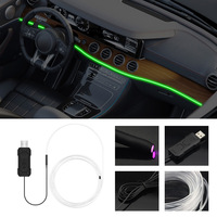 2024 nouveau Style Led voiture queue Logo lumière Badge lampe emblème Led Durable voiture intérieur lumière ambiante symphonie Led atmosphère lumières
