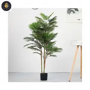 Chất lượng cao màu xanh lá cây ficus nhân tạo cái nhìn thực tế sống nhân tạo ficus nhà máy cây trong nhà