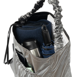 Daily Life Lissom Grand Shopping Reversible <b>Tote</b> <b>Bag</b> Starry Black Stellar <b>Silver</b> - Product Image 4