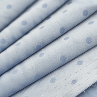Fabricante de Tela Jacquard, Tela Jacquard Elástica Azul con Puntos, Absorbente de Humedad, para Ropa Interior Femenina y Deportiva