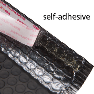 Tùy chỉnh in logo Rose Gold lá màu hồng kim loại phân hủy sinh học Poly bong bóng bưu phẩm độn phong bì bong bóng màu đen bưu phẩm - Product Image 5