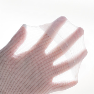 Women's Summer Ultra Thin Lyocell Mesh Mid Calf Slouch <b>Socks</b> Breathable Ballet Style Casual <b>Socks</b> White Pink Light Blue - Product Image 4