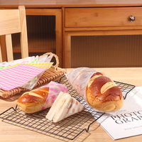 Papier sulfurisé imprimé coloré pour tartes aux œufs, burgers et sandwichs, revêtement PE antiadhésif, qualité alimentaire, logo personnalisé, OEM, vente en gros