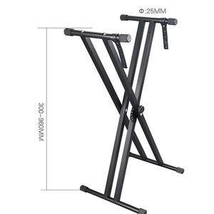 Support <span class=keywords><strong>de</strong></span> clavier pliant essentiel et élégant du <span class=keywords><strong>musicien</strong></span> moderne pour piano numérique, conception robuste et portable pour une installation sans effort - Product Image 4