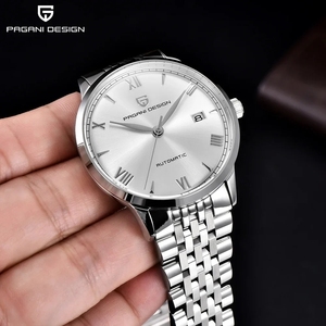 PAGANI DESIGN NH35 Pilote Hommes Montres Mécaniques 100M Étanche En Acier Inoxydable Montre Top Marque Verre Saphir Horloge Automatique - Product Image 2