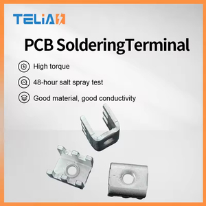 Telian TLS5631 150A M5 4P PCB Screw <b>Terminal</b> Brass Tin Plated Welding Conductive Bracket - Product Image 2