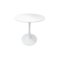 Petite table en métal minimaliste moderne noir blanc café lait thé boutique salle à manger loisirs table de négociation en gros pour salon