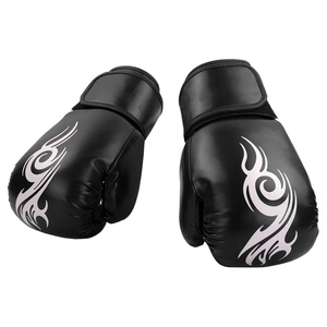 Nouveauté Gants de boxe professionnels en cuir/cuir PU - Sangle de poignet réglable durable Antidérapant Respirant pour MMA et entraînement - Product Image 4