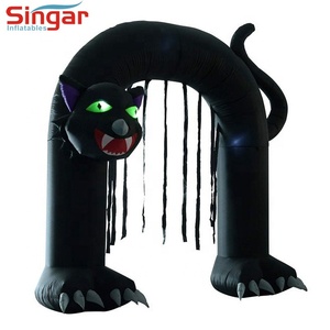 हेलोवीन आउटडोर सजावट घर मॉल सजावट inflatable विशाल मकड़ी प्रवेश द्वार तोरण सुरंग - Product Image 3