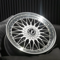 Jantes Forgées sur Mesure en 2 Pièces 18 15 16 Pouces Concaves 4x100 5x120.65 Jantes RS Forgées en 2 Pièces pour BMW E30 Golf Mk2 Jaguar XJ