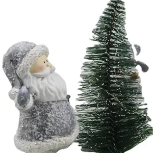 Хорошее качество Санта-Клаус и снеговик с рождественской елкой, сделано в Китае