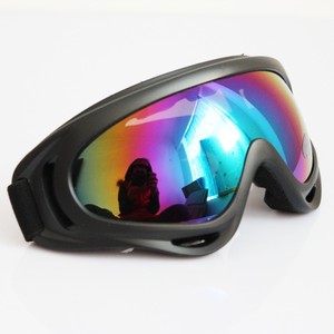 Lunettes de moto X400, coupe-vent, noires, jaunes, transparentes, arc-en-ciel, verres orange, lunettes de protection pour sports de plein air, cyclisme - Product Image 2
