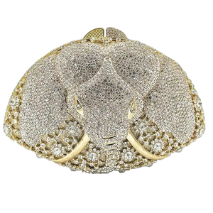 Women Special Elegant Rhinestone Evening Bag Dazzling Crystal Clutch <b>Purse</b> Removable Chain Handbag for Night out Bar - Product Image 4