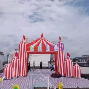 Arche d'entrée de <span class=keywords><strong>cirque</strong></span> gonflable pour la décoration d'événements de carnaval, <span class=keywords><strong>fond</strong></span> de <span class=keywords><strong>cirque</strong></span> gonflable pour la publicité - Product Image 5