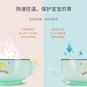 บริการจัดหาสินค้าดรอปชิปปิ้งปี 2026 ชามเด็กสแตนเลส-จานเด็กเล็ก-บริการจัดหาสินค้าสำหรับเด็กในจีน - Product Image 5