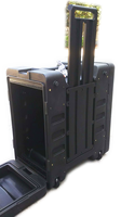 Tricases RJ8U 19 pouces équipement serveur rack cas 8u plastique dur antichoc pour flight rack case