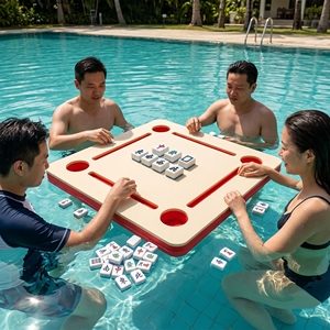 Table de Mahjong flottante Antnovelty, tapis en mousse EVA imperméable pour piscine, fête, spa, yacht, divertissement - Product Image 6