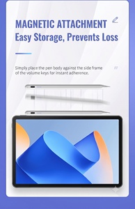 503M Universal Active <b>Pen</b> D-Shape 4-Level LED Zero Delay Fast Charge Android HarmonyOS <b>Tablet</b> Pencil Wholesale OEM - Product Image 3