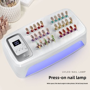 <span class=keywords><strong>Lampe</strong></span> de photothérapie professionnelle portable pour ongles avec double source de lumière, haute puissance, grand espace, <span class=keywords><strong>lampe</strong></span> de séchage UV - Product Image 2