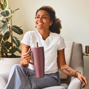 Para vaso de acero inoxidable <span class=keywords><strong>BruMate</strong></span> 40 oz 100% tapa aislada a prueba de fugas portavasos clásico Base amigable paja 40 oz regalo al vacío - Product Image 4