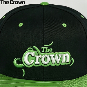 Custom Logo 6 Panel Croc Brim <b>Flat</b> Cap Wholesale Bulk Street Style 3D Embroidery <b>Hat</b> Manufacturer - Product Image 2