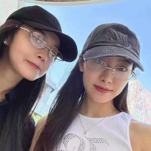 Gm Small Frame Folding Oval <b>Sunglasses</b> For Women Metal Frame Pc Lens Uv400 Protection Class 2 Sunshades - Product Image 4
