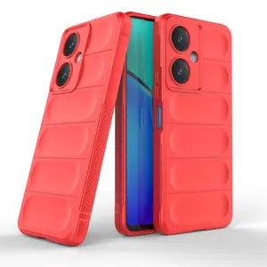 Silicone TPU Soft Shockproof Capa com Câmera Protetora de Telefone para Vivo Y27 4G 15 Pro Max 15 14 Plus