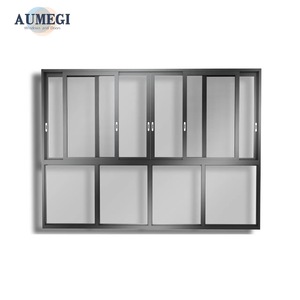 Ventanas y puerta <span class=keywords><strong>Ropo</strong></span> corredizas de aluminio personalizadas de diseño moderno de fábrica serie KT 55 o 60 para sala de estar de hotel - Product Image 5