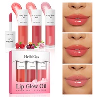 Brillo Labial Vegano Resistente al Agua de Larga Duración, Marca HelloKiss, Tamaño Regular 3ML, Fabricación Personalizada OEM ODM, Venta al Por Mayor