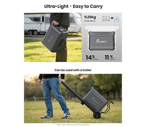 Stations solaires portables Fossibot pour l'alimentation de secours en cas d'urgence, avec panneaux solaires pliables pour le camping en plein air et les voyages - Product Image 5