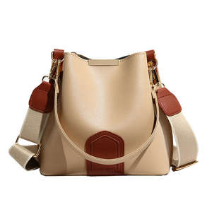 New fashion luxury designer women's bucket bag PU leather <b>handbag</b> wholesale crossbody bag - Product Image 6