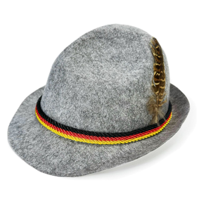 Sombrero de Copa Gris Marrón Estilo Jazz para Festivales, Unisex, Tejido, con Copa Cóncava - Product Image 2