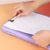 Portapapeles Plegable WEISHENG PP A4, Organizador de Archivos de Papelería, Portapapeles de Enfermería con Portaplumas, Caja de Almacenamiento para Portapapeles Tamaño Carta