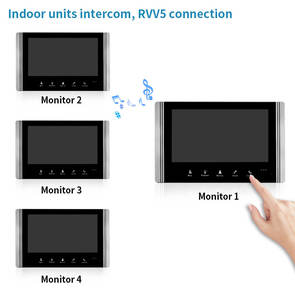 Videoportero Inteligente con Audio Bidireccional, Visor de Puerta con Pantalla de 7 Pulgadas, <span class=keywords><strong>WiFi</strong></span>, Visión Nocturna IR, Sensor de Movimiento PIR - Product Image 2