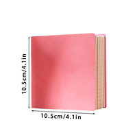 Carnet de poche portable du fabricant pour collégiens, lot mixte multicolore, papeterie fraîche, couverture en cuir cousu