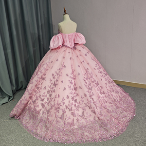 แจนเซมเบอร์ชุดราตรีชุดราตรีเปิดไหล่ลายเอ็มไพร์6793ส่องแสงเป็นประกายวิบวับ - Product Image 4