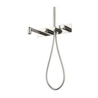 Robinet de baignoire mural classique en laiton avec double fonction, anti-corrosion, garantie 5 ans