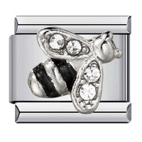 Bracelet à maillons italiens 9 mm tendance « Joyeux Anniversaire » avec lettres anglaises effet goutte de peinture pour la création de bijoux DIY