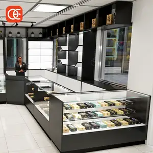 Tobacco Display Racks Dispensary Showcase Design Retail Store Hookah Shop Display Smoke Shop Display Cases For Shop