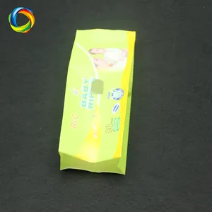 Top Selling Personalized Custom Plastic Pouch Containers Wet Wipe Tissue Plastic Packing Bag For Baby Wet Wipes