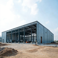 Bâtiment Industriel Moderne en Acier Préfabriqué à Structure Spatiale pour Entrepôt, Bureau, Atelier, Appartement, Bâtiment Commercial, Portée 80m