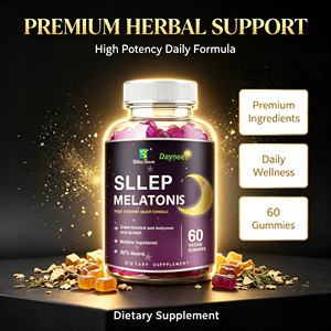 Gummies de mélatonine à marque privée OEM avec L-Théanine, supplément végétalien pour le sommeil, favorisant un cycle de sommeil sain et soulageant le stress - Product Image 5