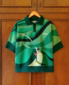 <span class=keywords><strong>Polo</strong></span> <span class=keywords><strong>de</strong></span> Punto para <span class=keywords><strong>Hombre</strong></span>, Diseño Personalizado <span class=keywords><strong>de</strong></span> Fábrica, Marca <span class=keywords><strong>de</strong></span> Diseñador, Algodón, Casual, Verano, Jacquard con Estampado <span class=keywords><strong>de</strong></span> Palmeras, Manga Corta, Cuello Camisero - Product Image 4