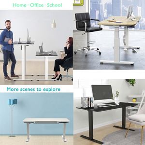 2021 <b>Best</b> Sale Height Single Motor Furniture Office <b>Standing</b> <b>Desk</b> Automatic <b>Sit</b> Stand <b>Desk</b> Electric Frame - Product Image 6