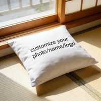 Personnalisation privée, taie d'oreiller 100% polyester avec fermeture éclair, même motif des deux côtés, résistante à la décoloration, pour la maison et l'hôtel