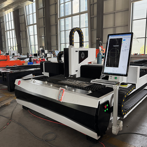 Machines de découpe laser à fibre pour tôles en acier inoxydable 6025 8025, prix, 6 kW 8 kW, découpeuse laser automatique à plateforme unique - Product Image 1